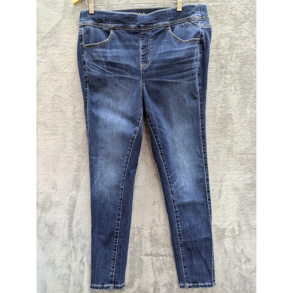 Torrid 1R Lean Jean Womens 14/16 Denim Super Soft Dark Wash Pull On Jeans